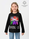 Детский лонгслив / Among Us Новый год
