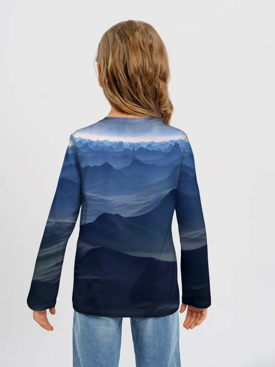 Детский лонгслив / Горный массив