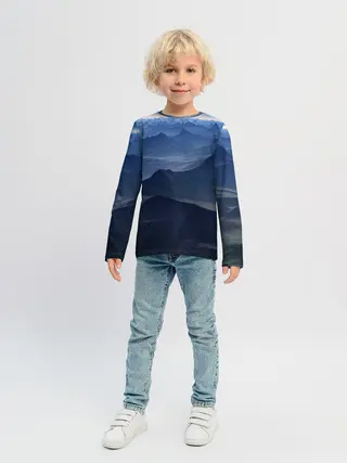 Детский лонгслив / Горный массив