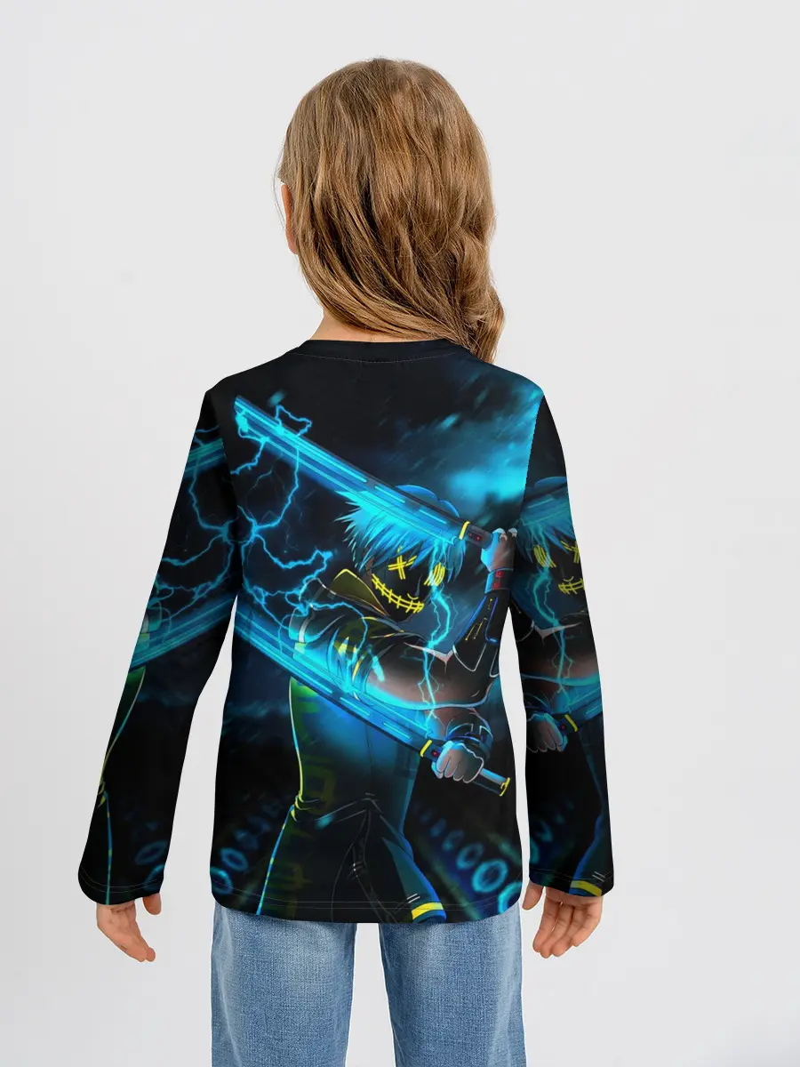 Детский лонгслив / NEON SAMURAI