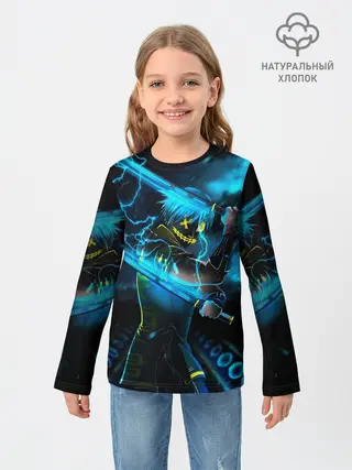Детский лонгслив / NEON SAMURAI