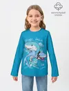 Детский лонгслив / Dady Shark