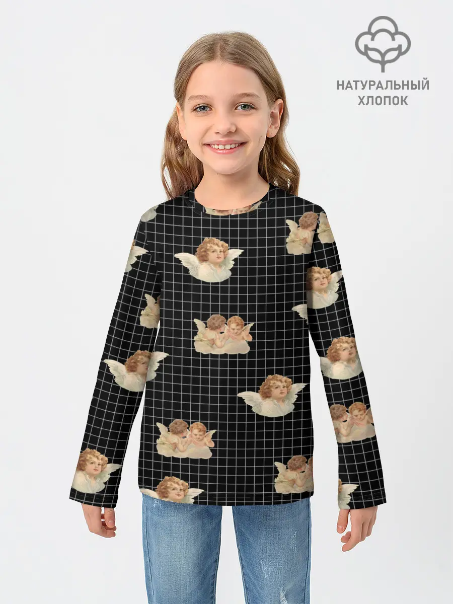 Детский лонгслив / Ангел
