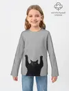 Детский лонгслив / Кот сдается