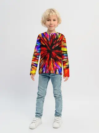 Детский лонгслив / Батик