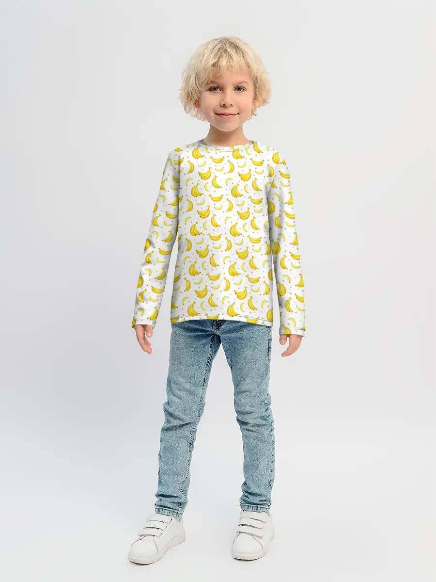 Детский лонгслив / Банановый рай