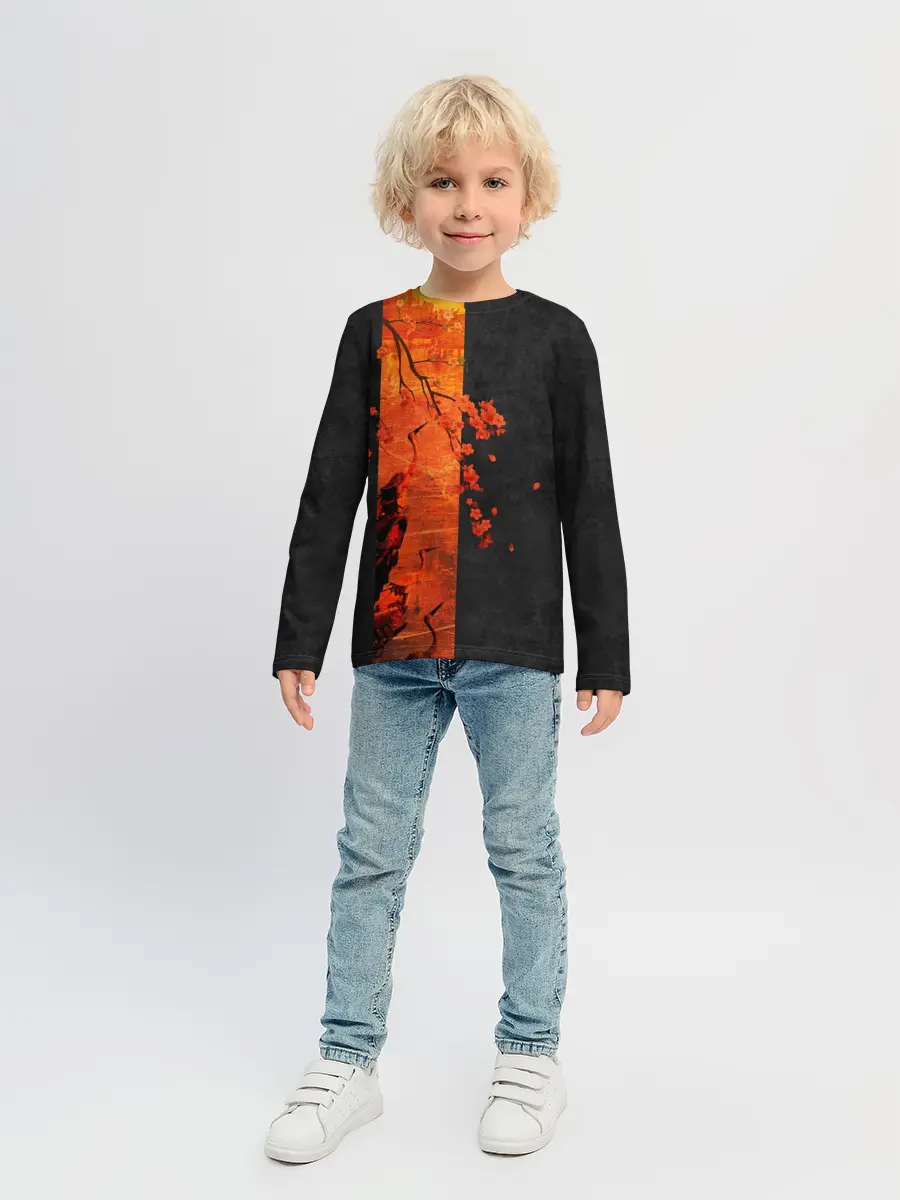 Детский лонгслив / ЦАПЛЯ