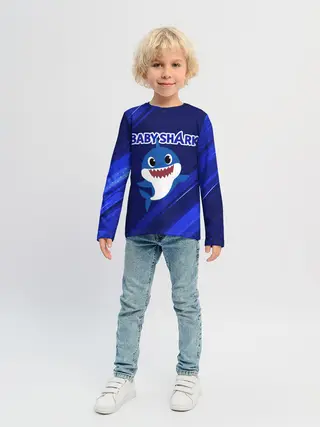 Детский лонгслив / BABY SHARK / БЭБИ ШАРК.
