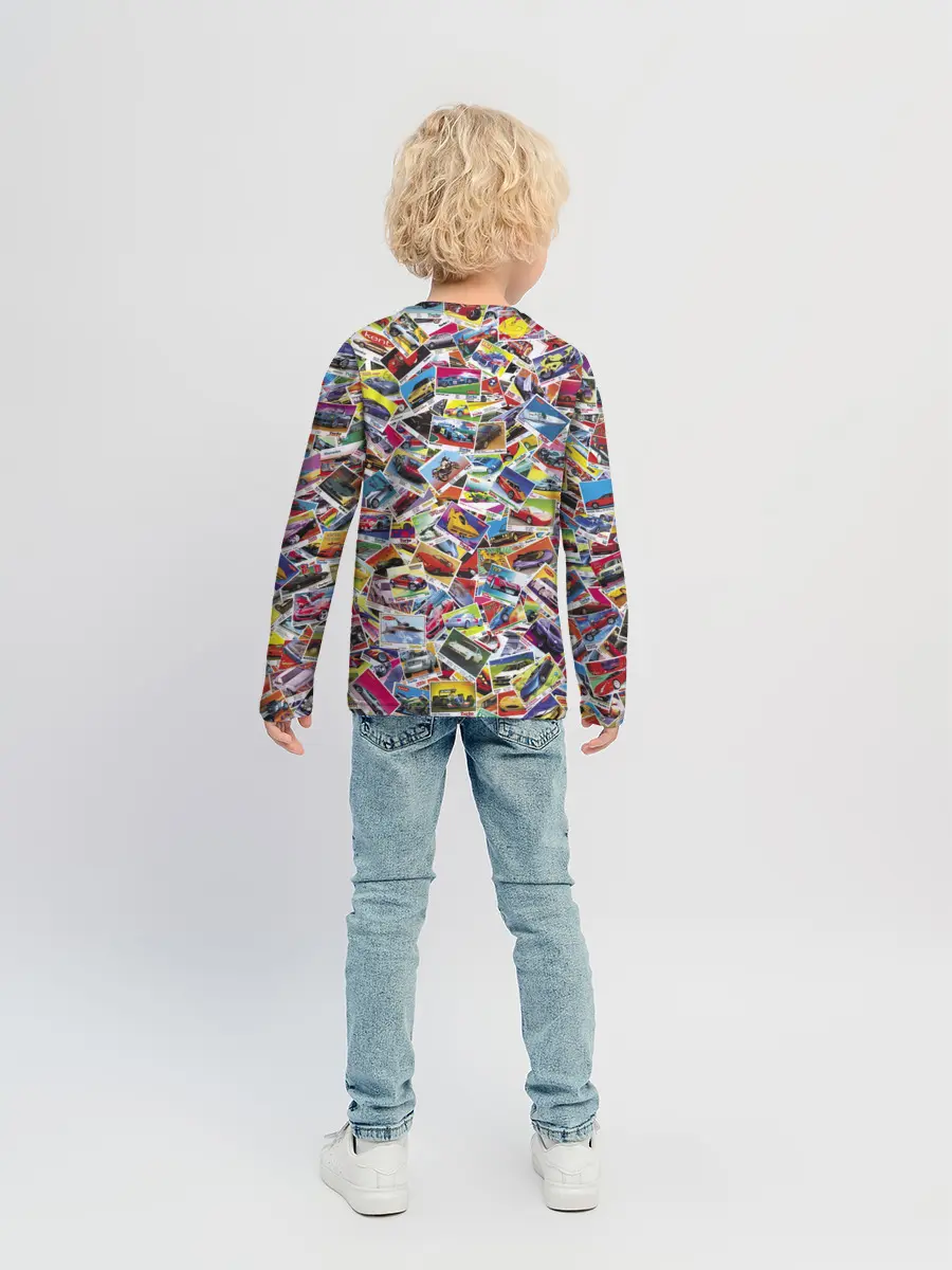 Детский лонгслив / Коллекция вкладышей Turbo