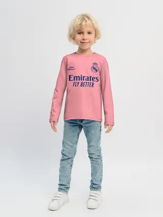 Детский лонгслив / REAL MADRID, выездная 20/21