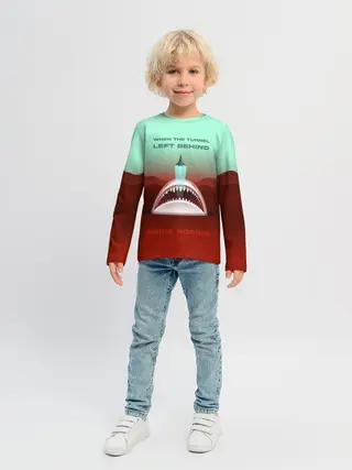 Детский лонгслив / Boris Norris - When the Tunnel