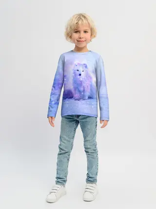 Детский лонгслив / Полярная Лисица