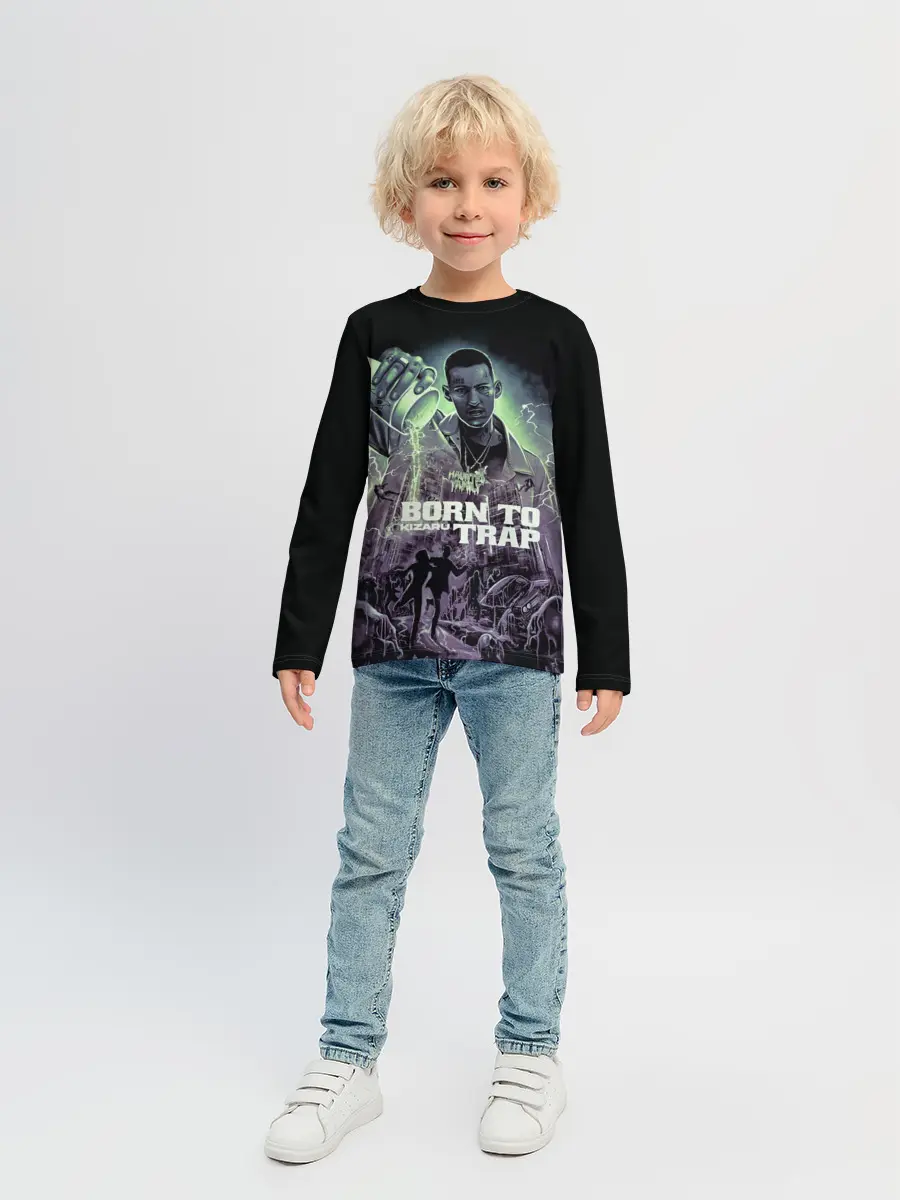 Детский лонгслив / KIZARU BORN TO TRAP