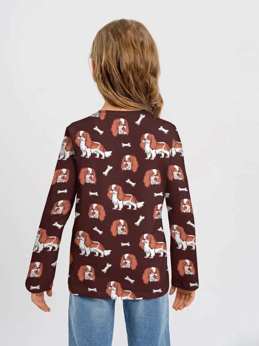 Детский лонгслив / Спаниели