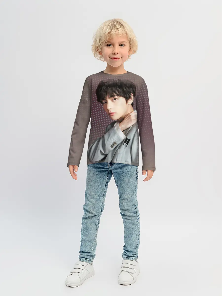 Детский лонгслив / BTS. Ким Тэ Хён
