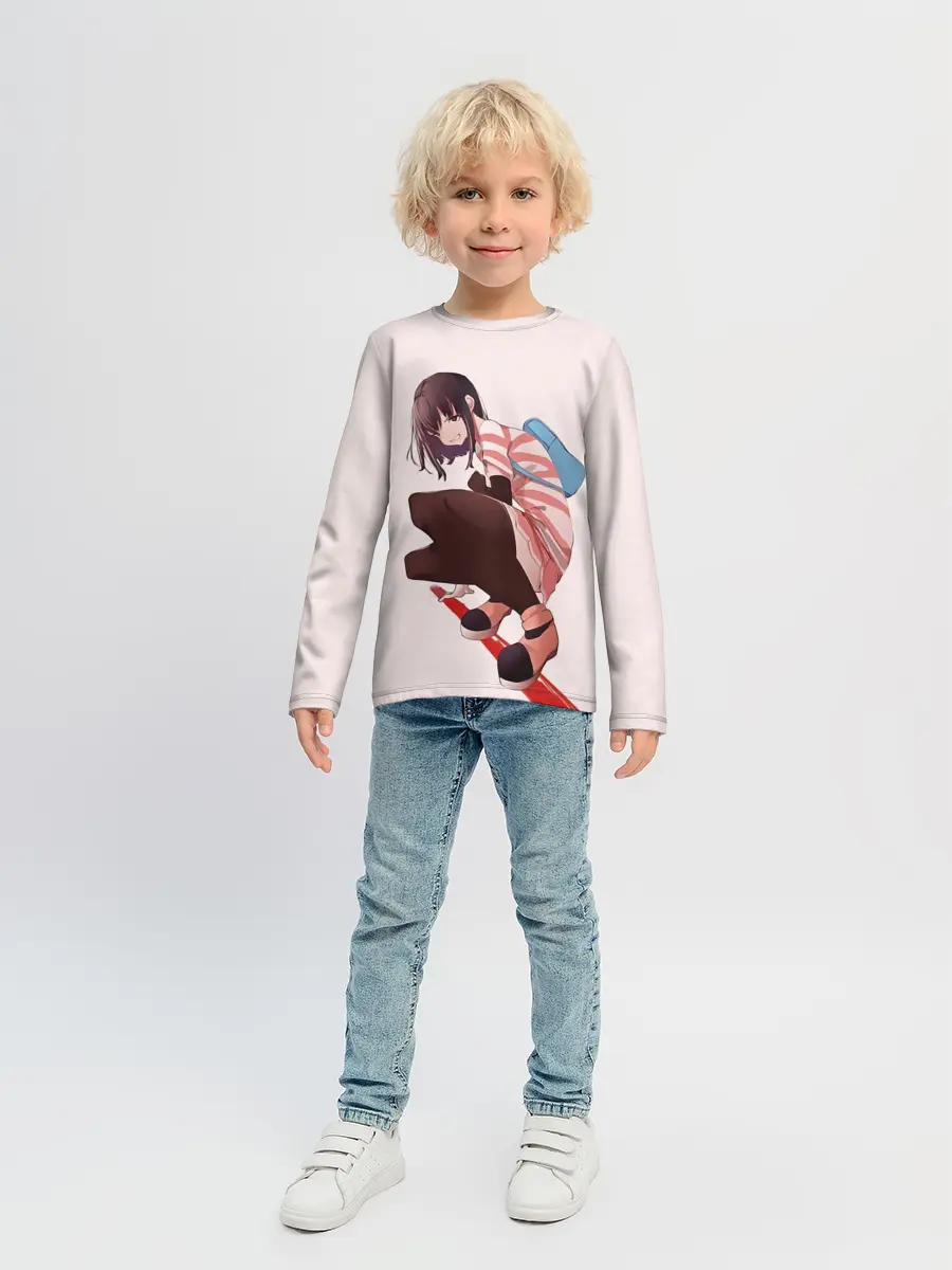 Детский лонгслив / Обычная девушка