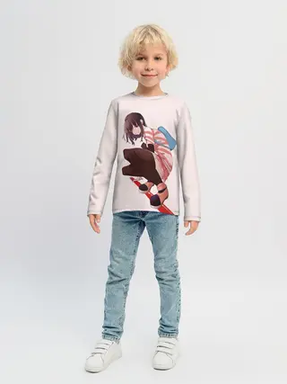 Детский лонгслив / Обычная девушка