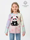Детский лонгслив / Милая пандочка