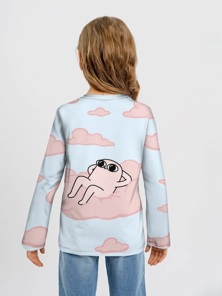 Детский лонгслив / мем