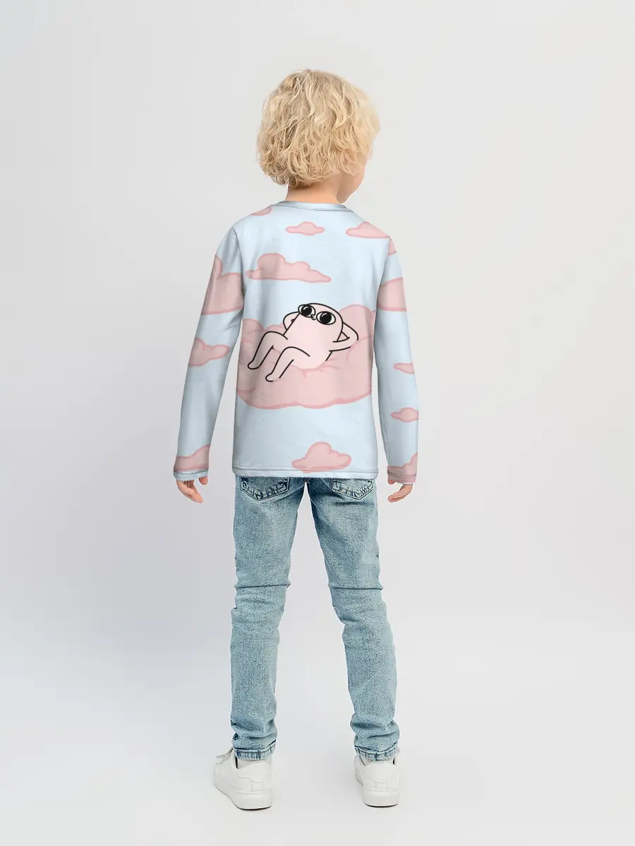 Детский лонгслив / мем