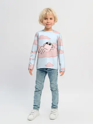 Детский лонгслив / мем