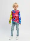 Детский лонгслив / Брызги красок