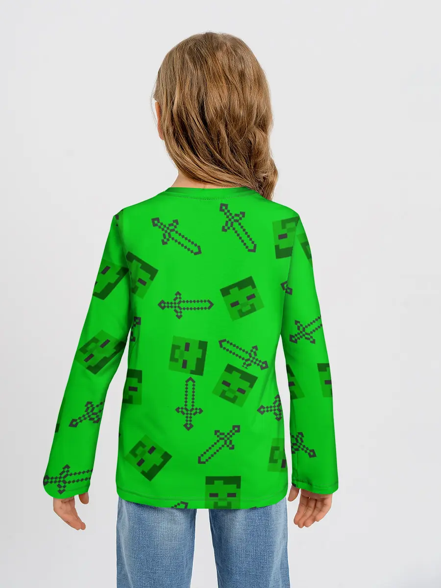 Детский лонгслив / Minecraft