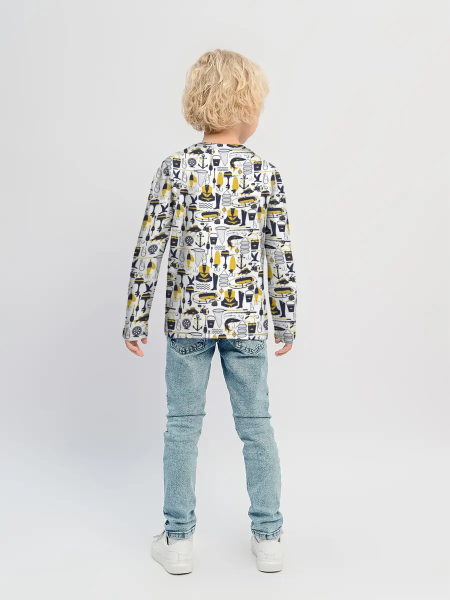 Детский лонгслив / Мечта рыболова