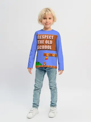 Детский лонгслив / Марио