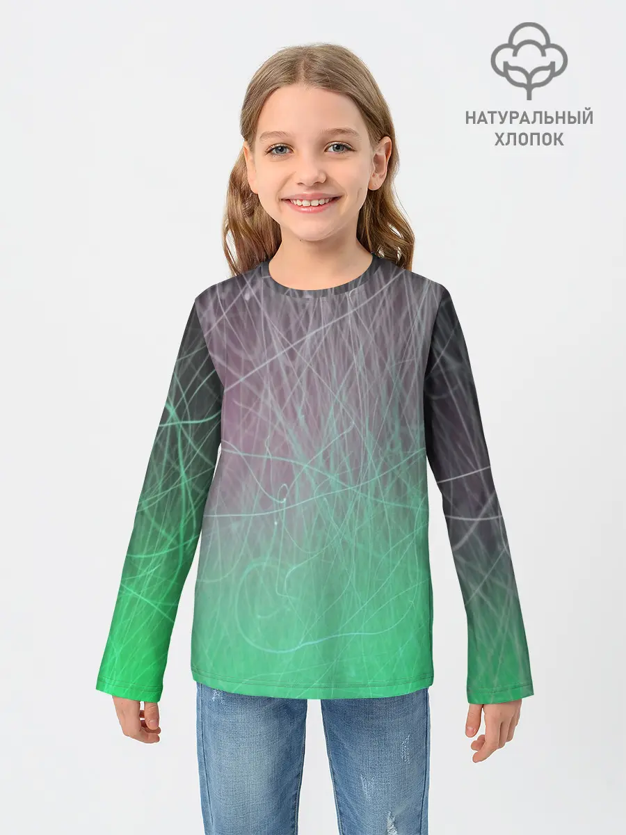 Детский лонгслив / Текстура