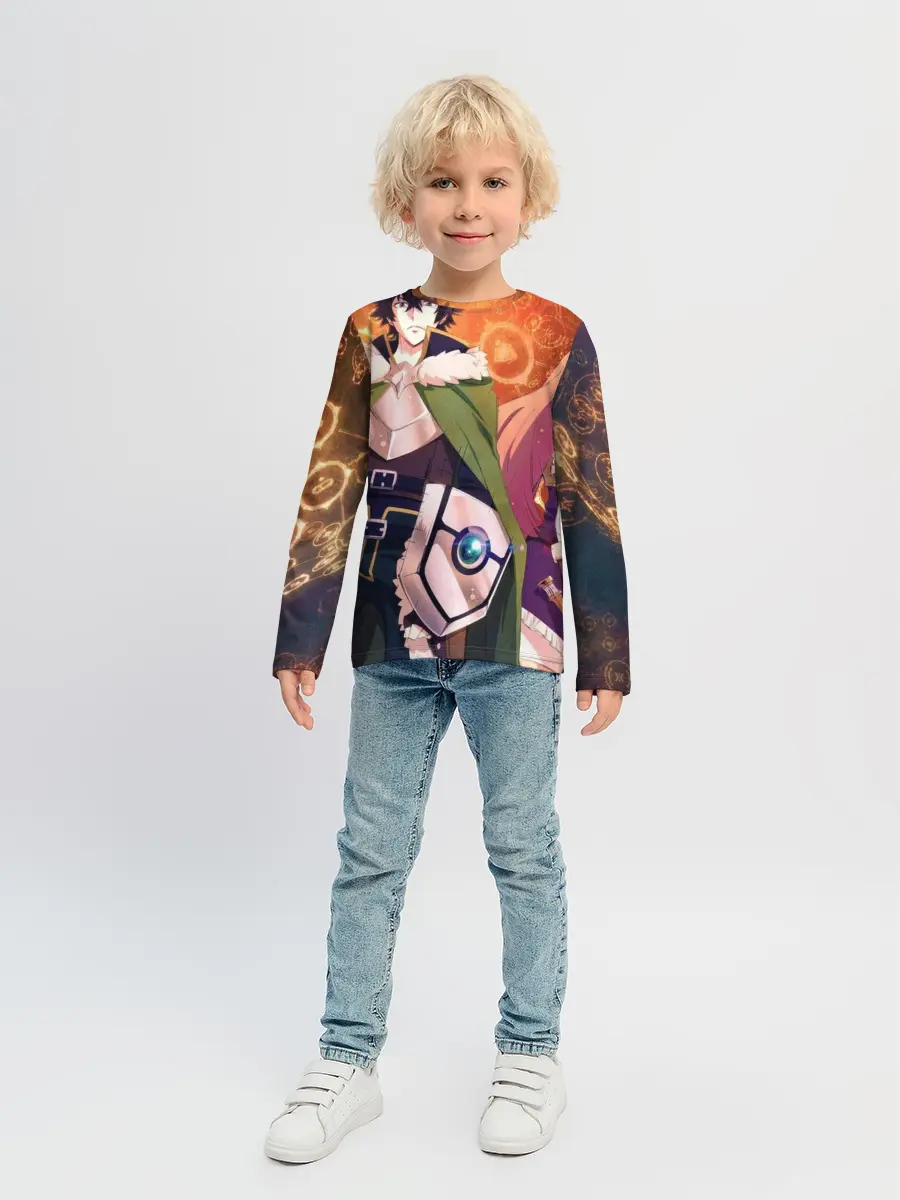 Детский лонгслив / восхождение героя щита