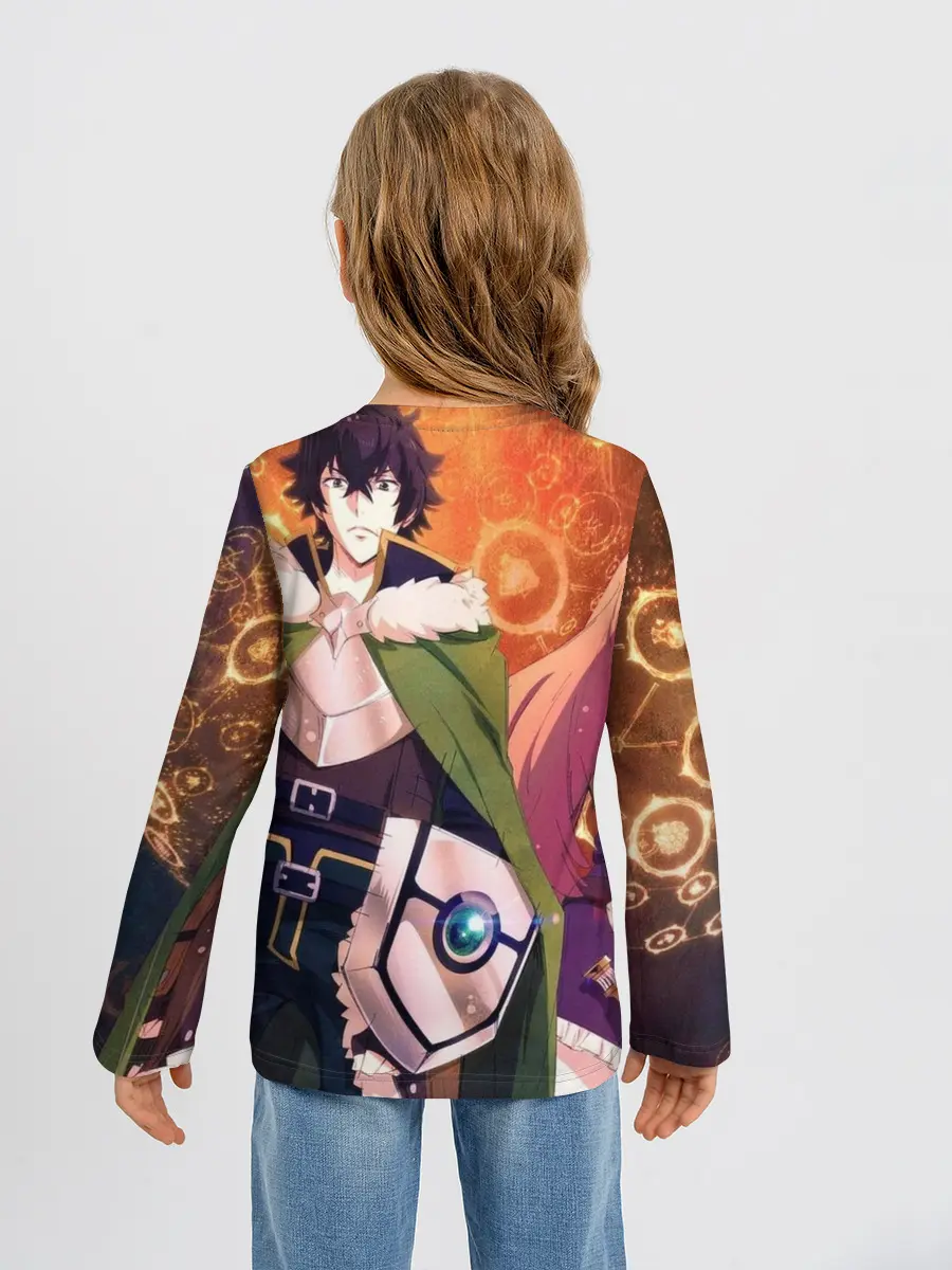 Детский лонгслив / восхождение героя щита