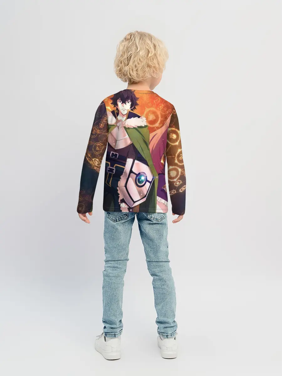 Детский лонгслив / восхождение героя щита