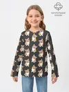 Детский лонгслив / Корги малыши