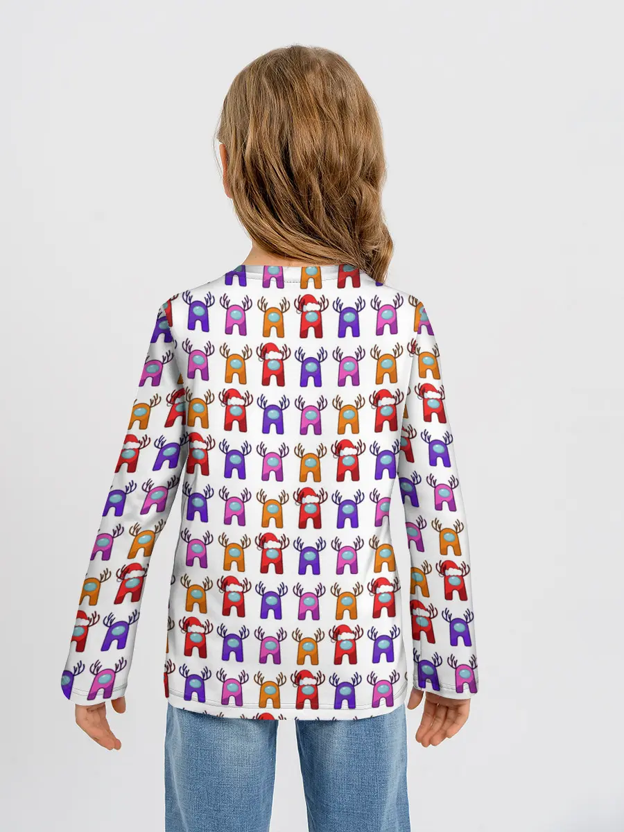 Детский лонгслив / Among Us