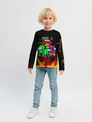 Детский лонгслив / Among Us