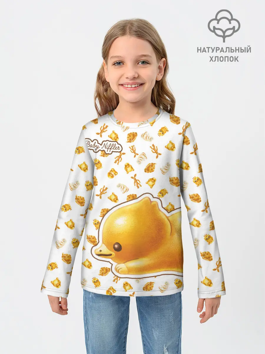 Детский лонгслив / Baby Niffler Sticker