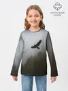 Детский лонгслив / Орёл над лесом