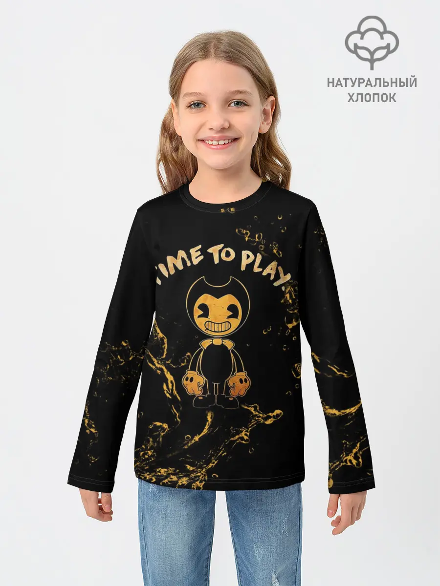 Детский лонгслив / Bendy And The Ink Machine