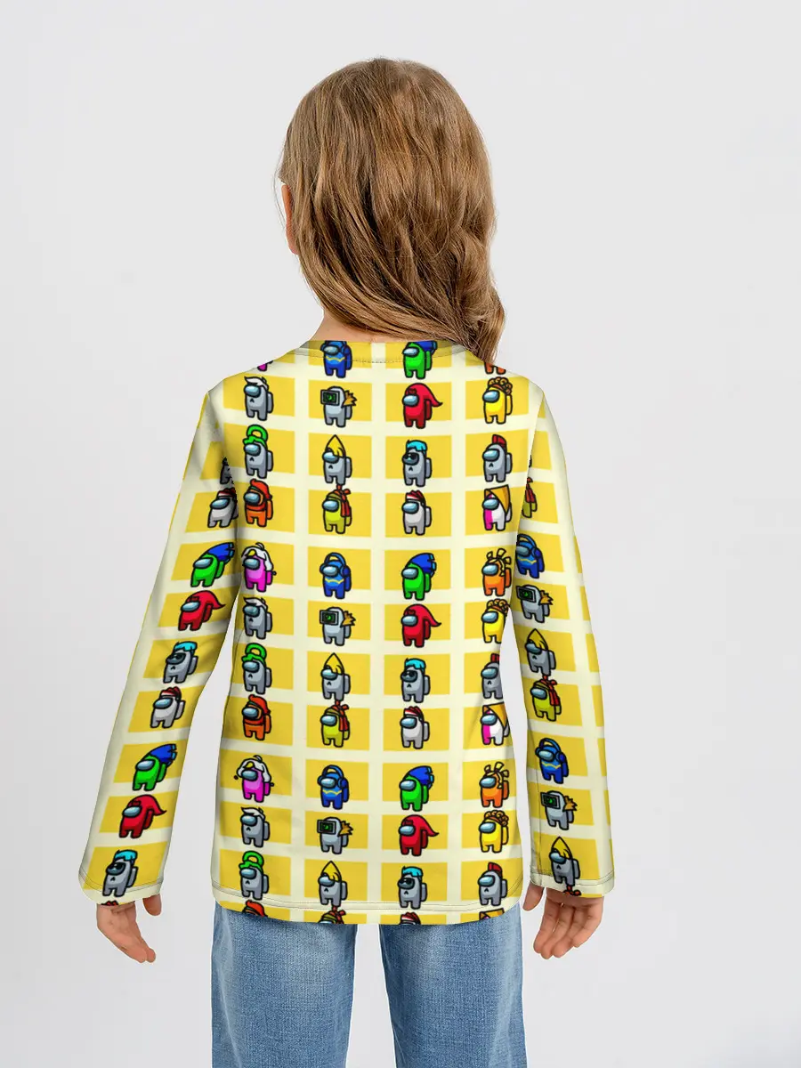 Детский лонгслив / Among Us