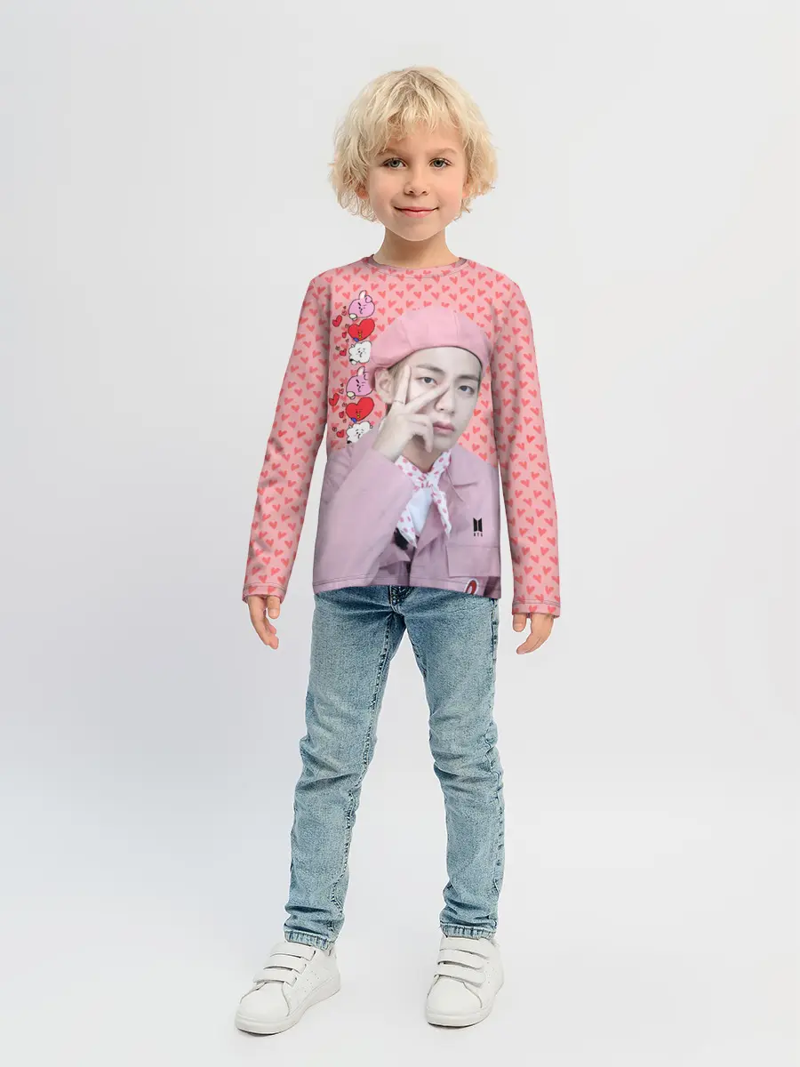 Детский лонгслив / BTS. Ким Тэ Хён