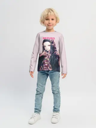 Детский лонгслив / Незуко зубы