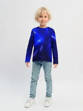 Детский лонгслив / Космический вихрь