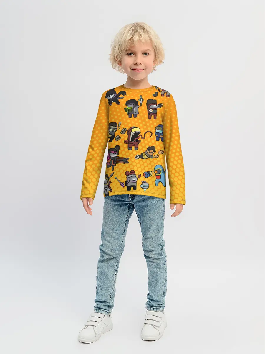 Детский лонгслив / Among Us