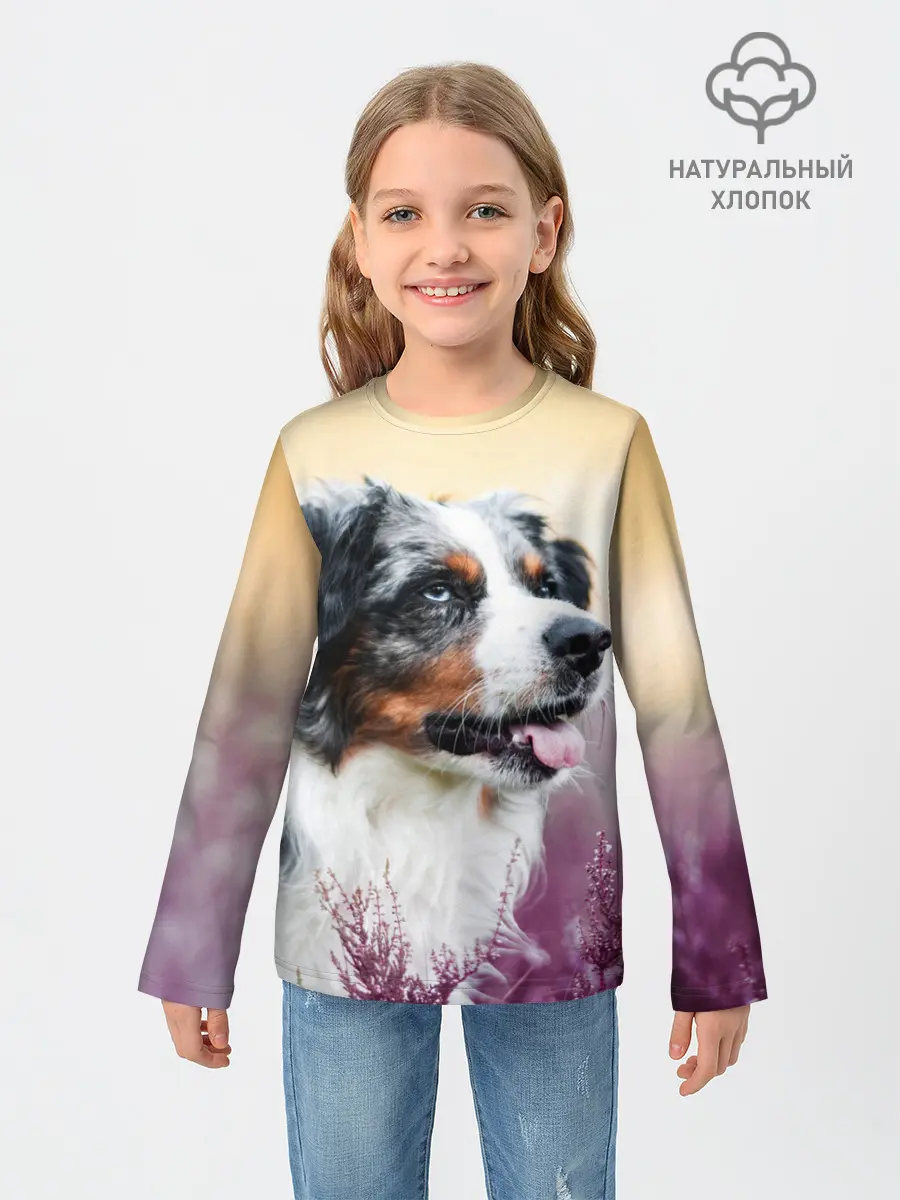 Детский лонгслив / Австралийская Овчарка
