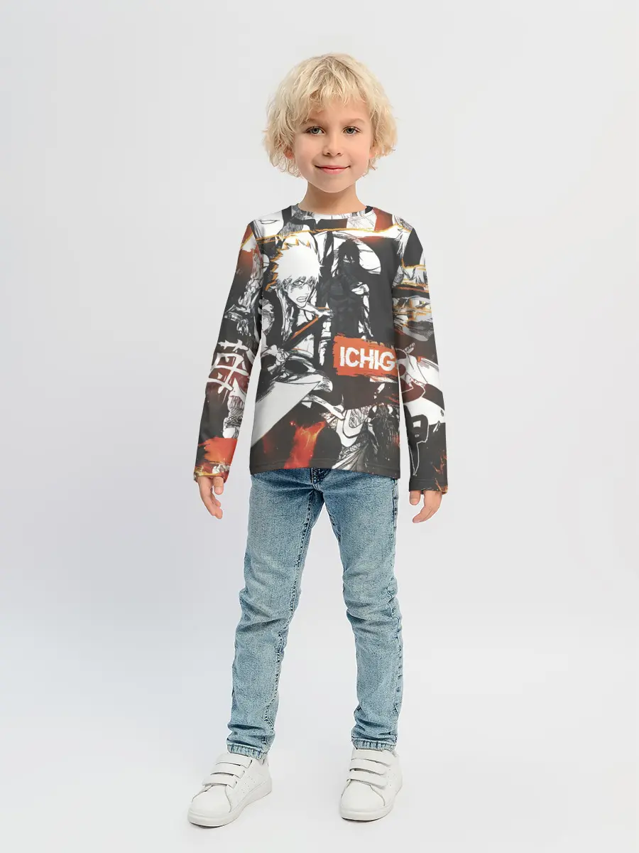 Детский лонгслив / Bleach Блич Ичиго Курасаки