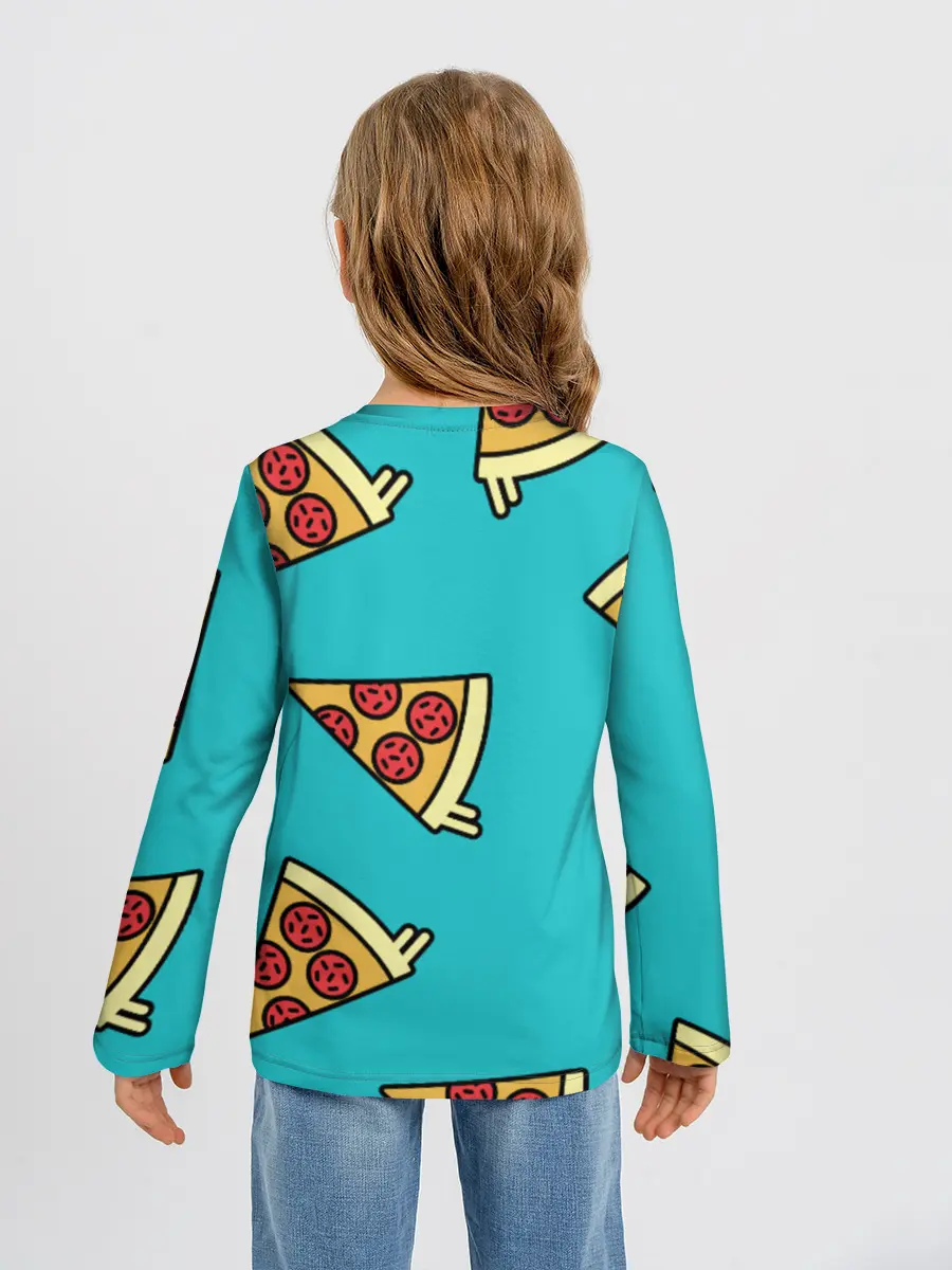 Детский лонгслив / пицца