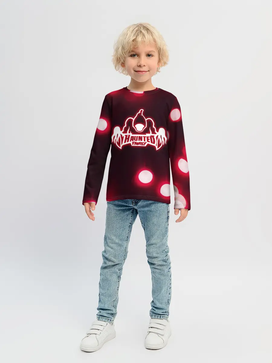 Детский лонгслив / KIZARU: HAUNTED FAMILY.