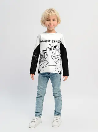 Детский лонгслив / KIZARU: HAUNTED FAMILY.