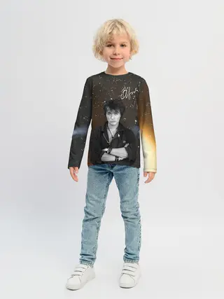 Детский лонгслив / ВИКТОР ЦОЙ.